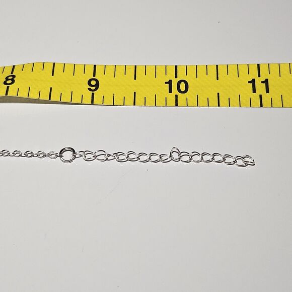 Womens Silver Tone Filigree Butterfly Ankle Bracelet Anklet 8.5 - 11" - Picture 7 of 15